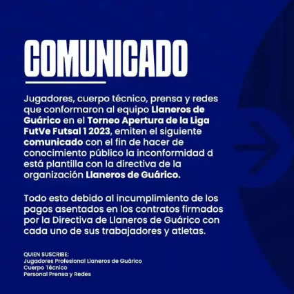 Comunicado oficial parte 1