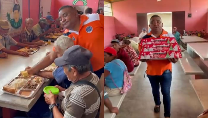 Alcalde de Achaguas Celebra Almuerzo Navideño con Personas Mayores
