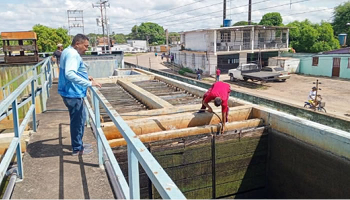 Hidrollanos Realiza Mantenimiento en la Planta Potabilizadora "Teniente Pedro Camejo"