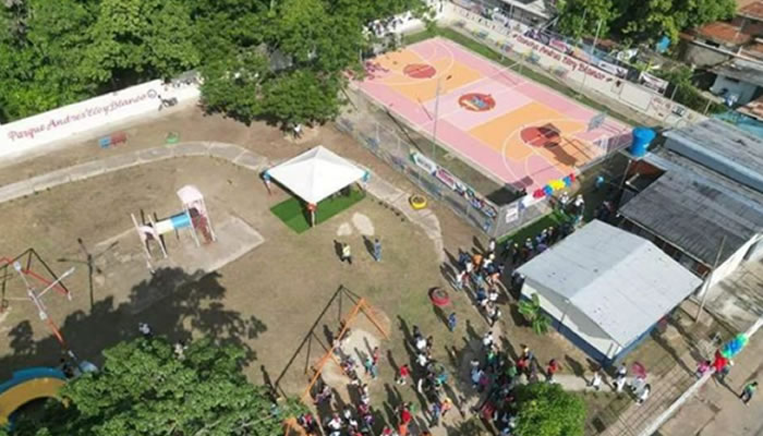 Inauguran Parque y Cancha de Usos Múltiples "Andrés Eloy Blanco"