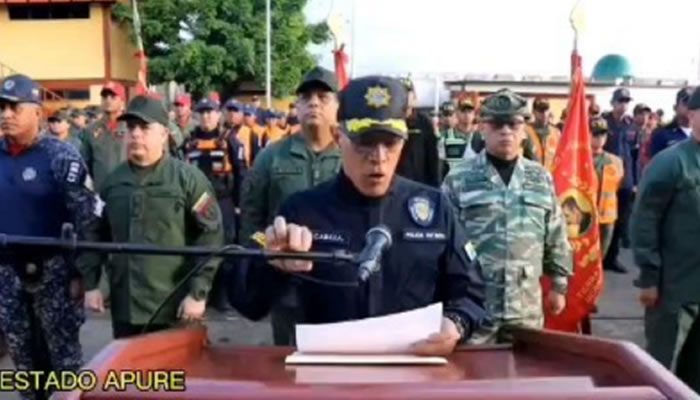 Funcionarios de Seguridad de Apure Reafirman su Lealtad a Maduro ante Llamados de la Oposición