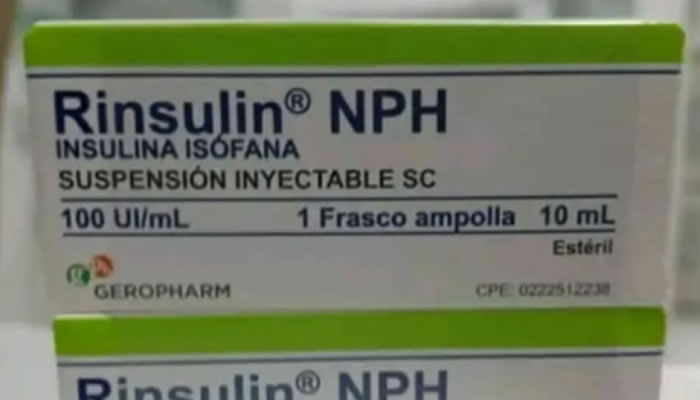 Más de 3.000 dosis de insulina NPH fueron entregadas a Insalud Apure