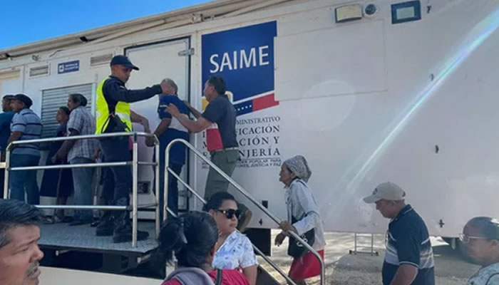 SAIME llega a la parroquia Guachara para cédula a la comunidad indígena