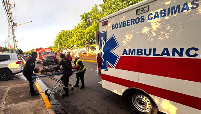 Joven motociclista resulta lesionado tras choque en Cabimas
