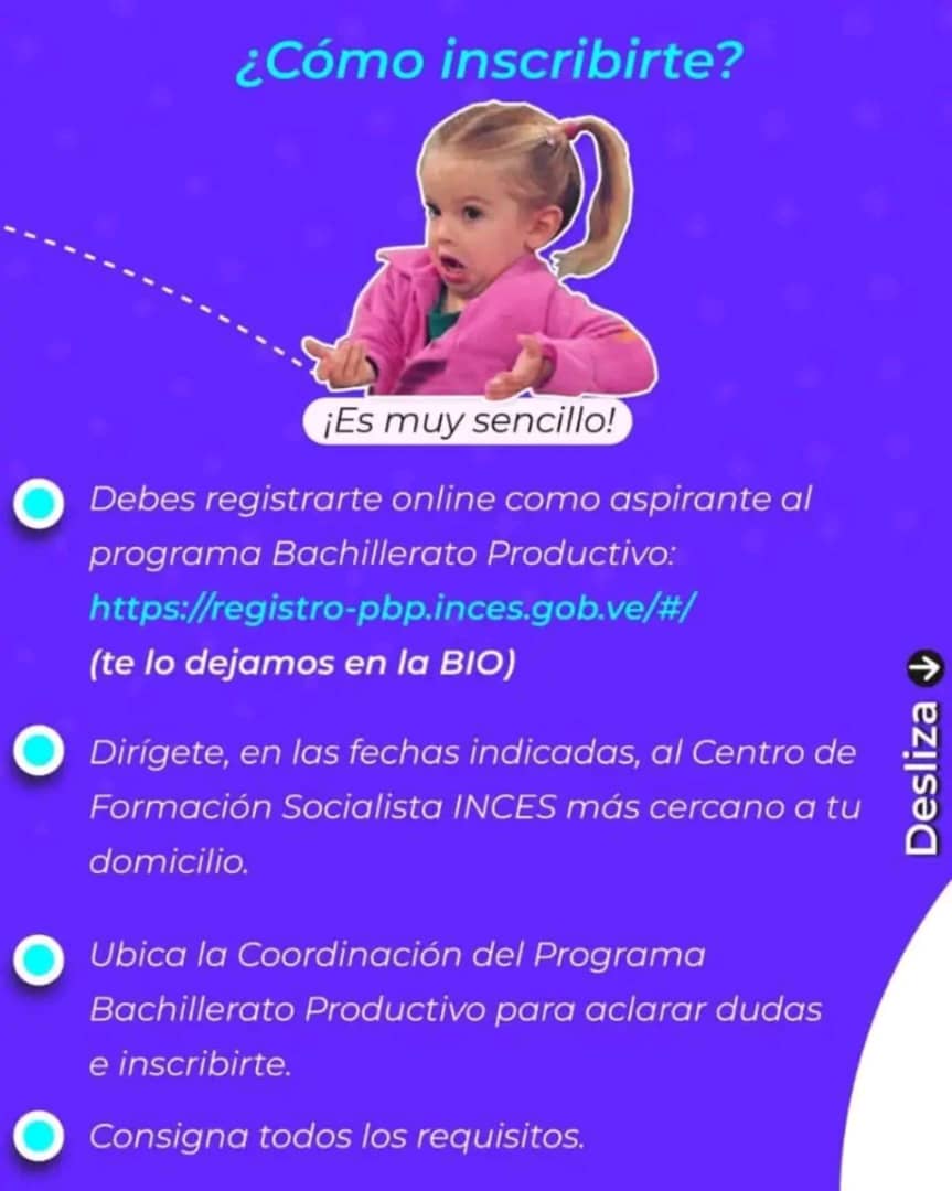 Saca tu Bachillerato con el Inces