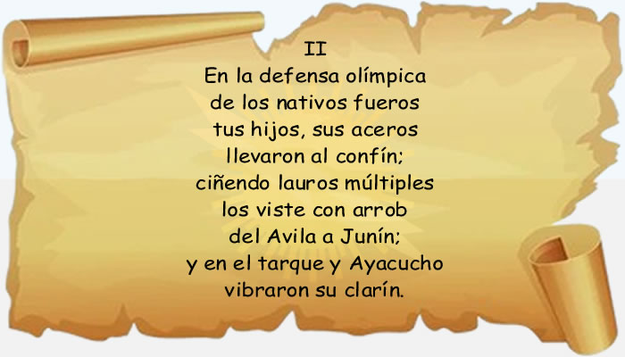 Himno del Zulia - Segunda Estrofa