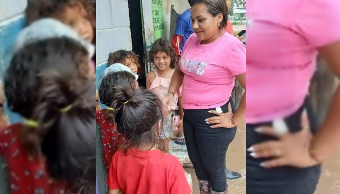 Presidenta de Fundación El Niño Simón Atiende a Familias Afectadas por Inundaciones en Cunavichito