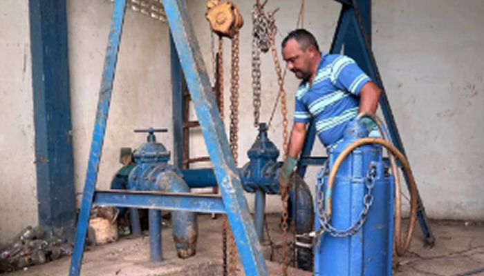 INFREA mejora sistema de drenaje en urbanización de Biruaca con instalación de nueva bomba de mayor capacidad