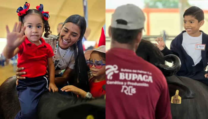 Niños de San Fernando disfrutan de "Mañanas Mágicas" en la Feria Nacional de Criabúfalos Apure 2025