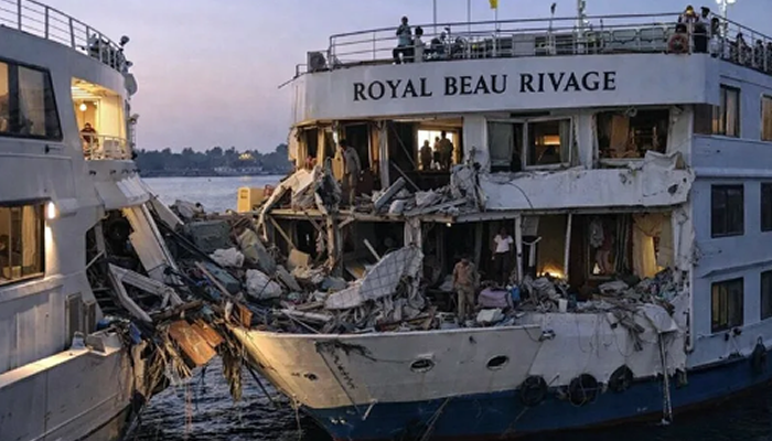 Turista italiana fallece tras violenta colisión de dos cruceros en el río Nilo