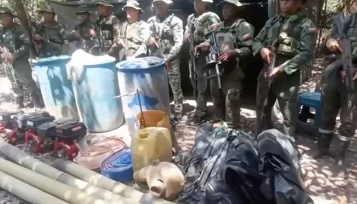 FANB desmantela logística de minería ilegal en el estado Amazonas