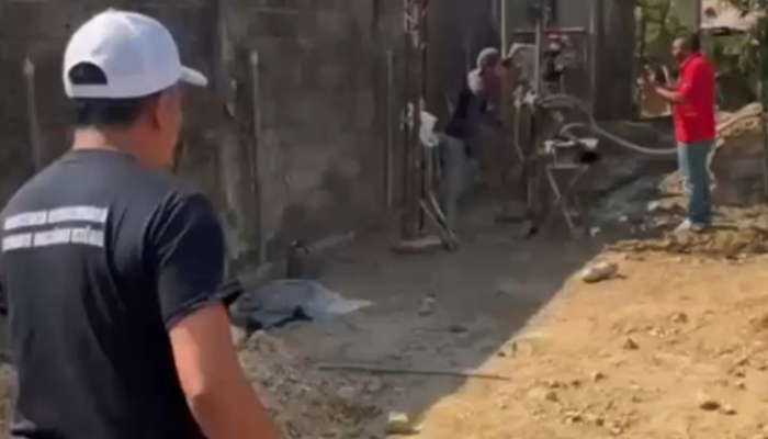 Alcalde Solórzano inspecciona avances en construcción de pozo profundo para la comuna Guardianes de Chávez
