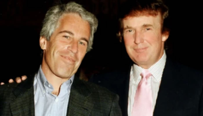 Donald Trump y su amigo Jeffrey Epstein