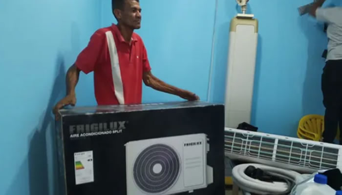 Instalan equipo de aire acondicionado en el CDI Leoncio Páez para optimizar servicio de Rayos X en San Fernando