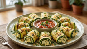 Rollitos de calabacín: una receta saludable lista en menos de 30 minutos