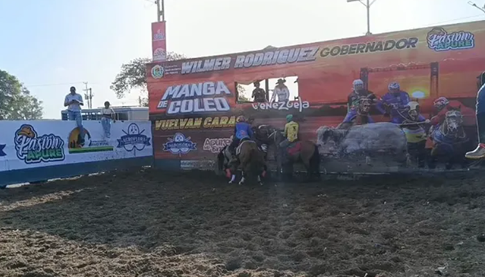 La adrenalina del coleo marca el segundo día de las Fiestas del Alma Llanera en San Fernando