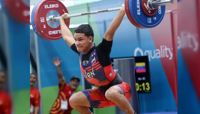 Halterofilia venezolana arrasó en primera jornada de los Suramericanos de la Juventud con tres medallas de oro