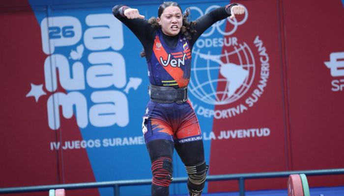 Halterofilia venezolana arrasó en primera jornada de los Suramericanos de la Juventud con tres medallas de oro