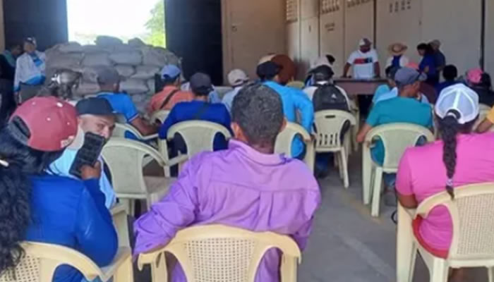 Increa y Planta de Cereales "La Apureña" se reunieron con productores locales en Peñalver para potenciar la soberanía alimentaria