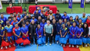 Ministro Del Deporte Entregó Material Específico De Entrenamiento A La Selección Nacional De Lucha Olímpica Para Campeonar En Eventos Internacionales