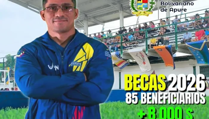 Gobernador Wilmer Rodríguez inició pago de becas de mayo para atletas y entrenadores con inversión superior a 8.400 dólares