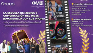 Escuela de Medios del Inces triunfa en Festival Venezolano de Cortometrajes Universitarios con dos galardones