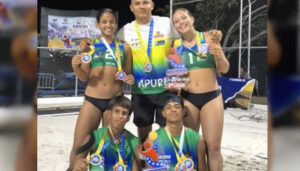 ¡CAMPEONES! Selección juvenil de voleibol de playa de Apure gana el Clasificatorio de los Juegos Nacionales 2026