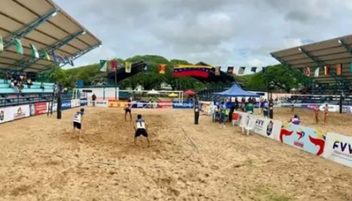 Inició La Tercera Parada De La Liga Venezolana De Voleibol De Playa En Apure