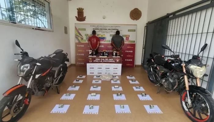GNB Incautó 20 Panelas De Cocaína En Doble Fondo De Dos Motos En Apure