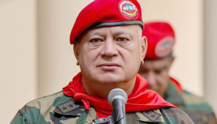 Diosdado Cabello descarta alguna negociación con María Corina Machado