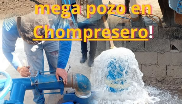 Alcalde Solórzano Anunció Construcción De Mega Pozo En Chompresero Que Beneficia A Más De 9 Mil Familias