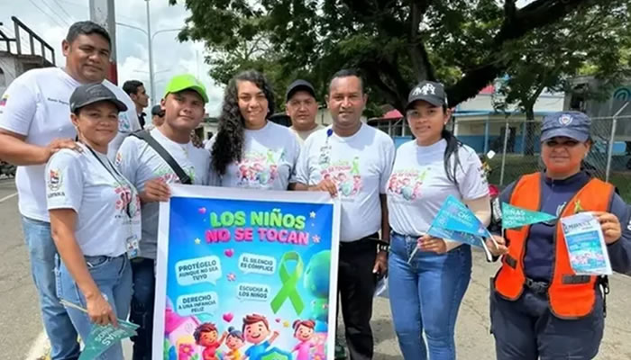CMDNNA activó campaña "Los Niños No Se Tocan" para prevenir el maltrato infantil en San Fernando
