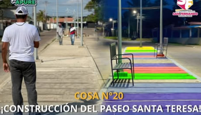 Alcalde Solórzano Destacó Construcción Del Paseo Santa Teresa En El Balance De Sus Primeros 300 Días De Gestión