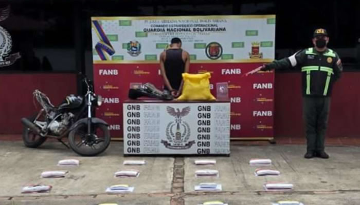 GNB Incautó 18 Panelas De Marihuana En Táchira Y Detuvo A Un Hombre En Zulia Por Posesión De Drogas