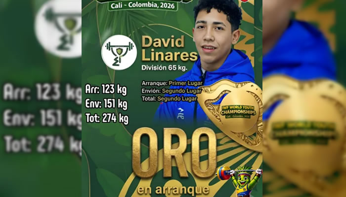David Linares: ¡Oro Mundial Desde Apure!