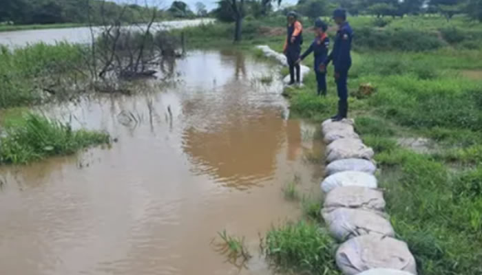 Bomberos Y Protección Civil Inspeccionan Muro De Contención En El Picacho Capotero