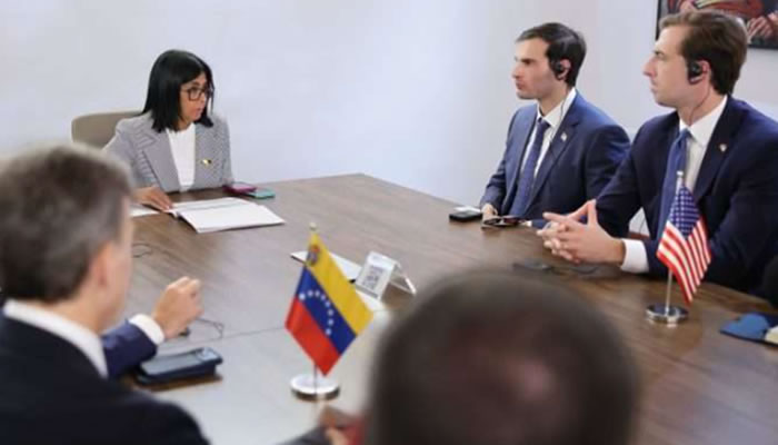 Delcy Rodríguez Encabeza Encuentro Con Delegación De EEUU Para Revisar Cooperación Energética Y Seguridad