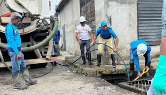 Gobierno Bolivariano Ejecuta Saneamiento Del Sistema De Aguas Servidas En Cantv - Los Robles