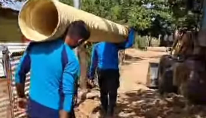 Minaguas Y Poder Popular Culminan Proyecto De Aguas Servidas En Comunidad Los Ángeles Beneficiando A 47 Familias