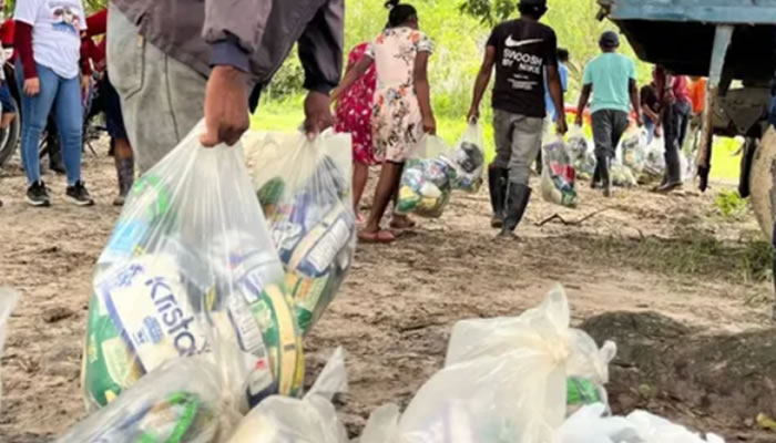 Gobierno Bolivariano Distribuye Módulos Alimentarios A Comunidades Indígenas En Rincón Hondo