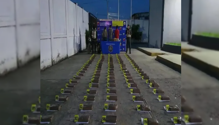 Impactante golpe al narcotráfico en Elorza: capturan a tres personas con 100 paneles de marihuana