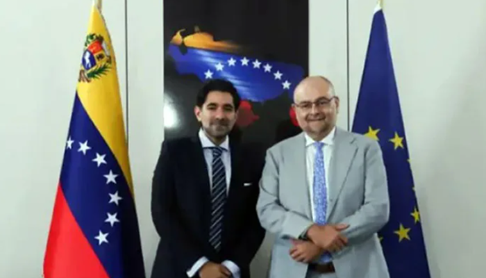 Gilles Bertrand asume como embajador de la Unión Europea en Venezuela