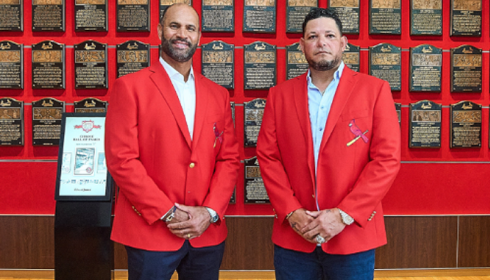 Yadier Molina y Pujols al Salón de la Fama de los Cardenales