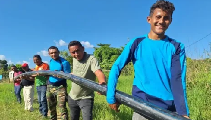Ampliación de la red de agua potable beneficia a la Comuna "Los Achaguas 2021"