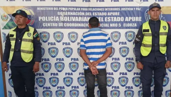 Centro de Coordinación Policial de Elorza aprehende a hombre requerido por tentativa de robo de vehículo en Apure