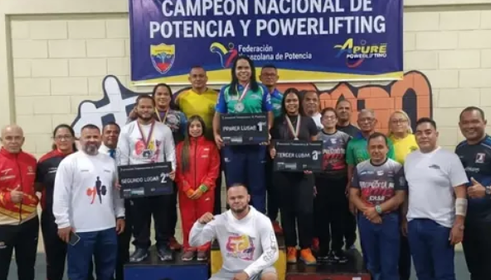 Apure conquista nueve medallas en el Campeonato Nacional de Potencia Open y Máster Barquisimeto 2026