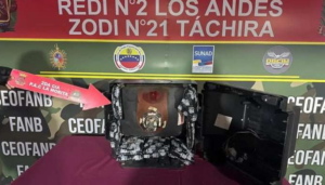 GNB detiene a hombre que ocultaba marihuana dentro de dos televisores en Táchira