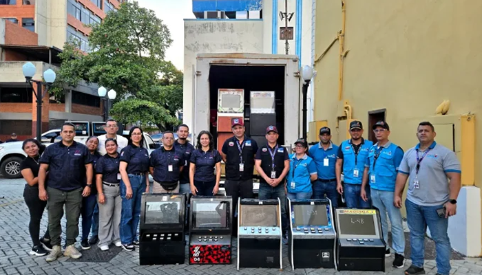 Incautan 28 máquinas ilegales de casino durante operativo en Lara