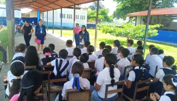 SACS desplegó la jornada "El SACS va a la Escuela" en Elorza para fomentar hábitos de higiene en estudiantes