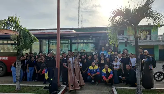 TransApure garantiza traslado de estudiantes de música y del Sistema de Orquestas hacia La Macanilla